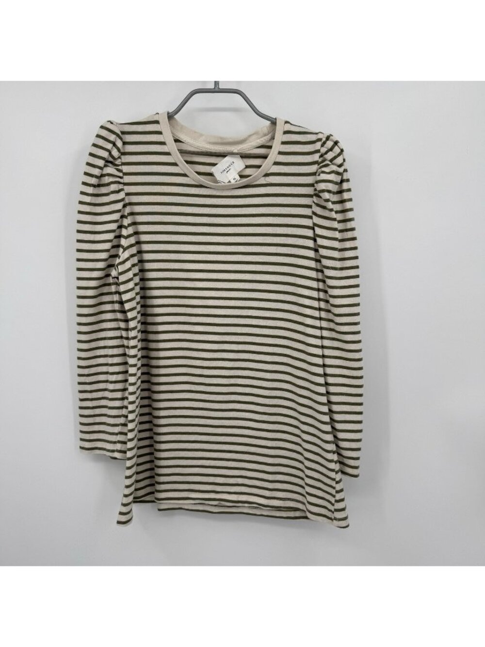 Pomander Place by Tuckernuck Green Stripe Vesty Long Sleeve Crew T-Shirt size XL